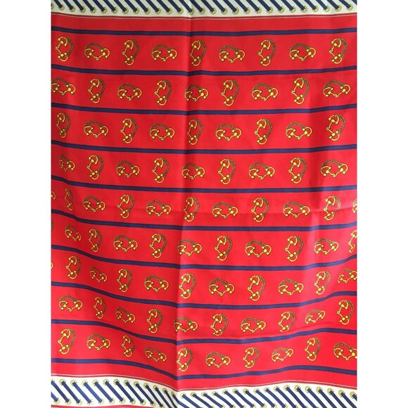 Cappagallo Red Scarf Water Repellent Headscarf Rain Accessory - Picture 5 of 5